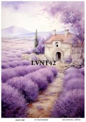 Lavanta Desenli Pirinç Dekopaj Model : LVNT42 - Line Art