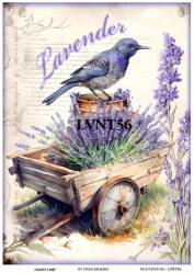 Lavanta Desenli Pirinç Dekopaj Model : LVNT56 - Line Art