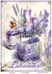 Lavanta Desenli Pirinç Dekopaj Model : LVNT57 - Line Art