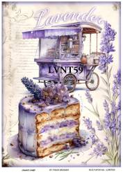 Lavanta Desenli Pirinç Dekopaj Model : LVNT59 - Line Art