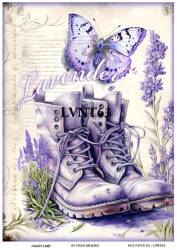 Lavanta Desenli Pirinç Dekopaj Model : LVNT63 - Line Art