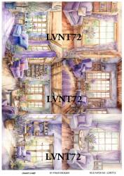 Lavanta Desenli Pirinç Dekopaj Model : LVNT72 - Line Art