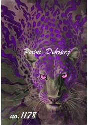 Leopar Desenli Pirinç Dekopaj Model : 1178 - Line Art