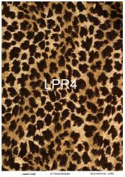 Leopar Desenli Pirinç Dekopaj Model : LPR4 - Line Art
