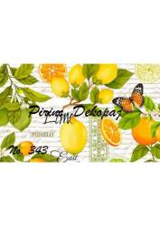 Limon Desenli Pirinç Dekopaj Model : 0343 - Line Art