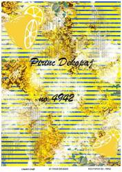 Limon Desenli Pirinç Dekopaj Model : 4942 - Line Art