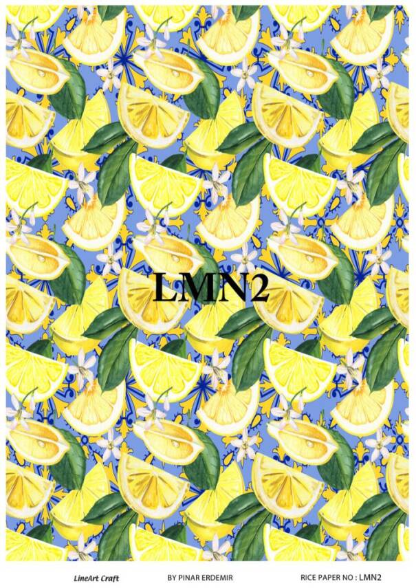 Limon Desenli Pirinç Dekopaj Model : LMN002 - 1