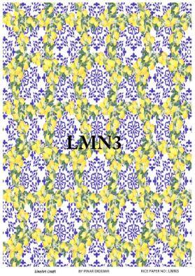 Limon Desenli Pirinç Dekopaj Model : LMN003 - 1