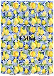 Limon Desenli Pirinç Dekopaj Model : LMN004 - Line Art