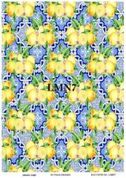 Limon Desenli Pirinç Dekopaj Model : LMN007 - Line Art