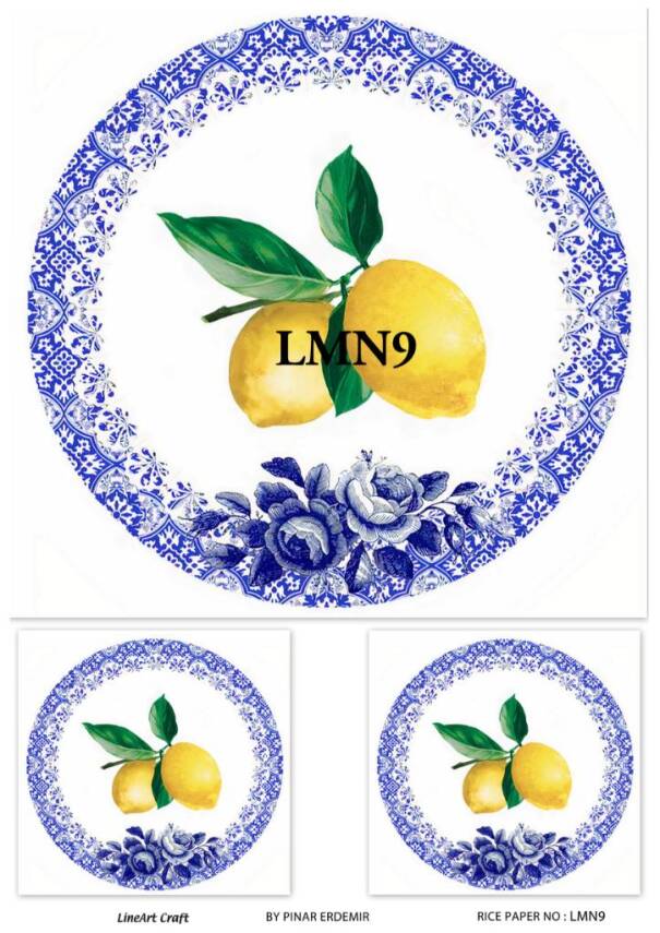 Limon Desenli Pirinç Dekopaj Model : LMN009 - 1