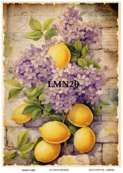 Limon Desenli Pirinç Dekopaj Model : LMN020 - Line Art