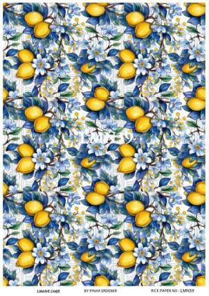 Limon Desenli Pirinç Dekopaj Model : LMN039 - 1