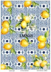 Limon Desenli Pirinç Dekopaj Model : LMN041 - Line Art