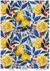 Limon Desenli Pirinç Dekopaj Model : LMN050 - Line Art