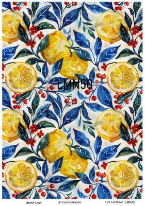 Limon Desenli Pirinç Dekopaj Model : LMN050 - 1