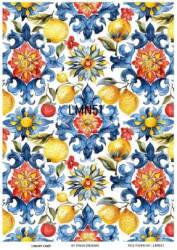 Limon Desenli Pirinç Dekopaj Model : LMN051 - Line Art