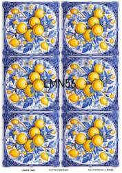 Limon Desenli Pirinç Dekopaj Model : LMN056 - Line Art