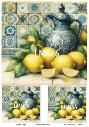 Limon Desenli Pirinç Dekopaj Model : LMN066 - Line Art