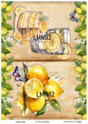 Limon Desenli Pirinç Dekopaj Model : LMN082 - Line Art