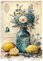 Limon Desenli Pirinç Dekopaj Model : LMN088 - Line Art