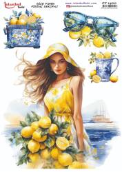 Limon Desenli Pirinç Dekopaj Model : PT 1400 - Tual Hobi Craft İst