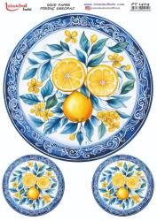 Limon Desenli Pirinç Dekopaj Model : PT 1404 - Tual Hobi Craft İst