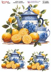 Limon Desenli Pirinç Dekopaj Model : PT 1743 - Tual Hobi Craft İst