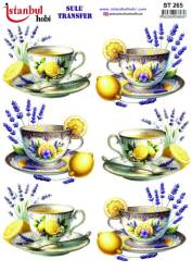 Limon Desenli Sulu Transfer Kağıdı ST-265 - Tual Hobi Craft Ist