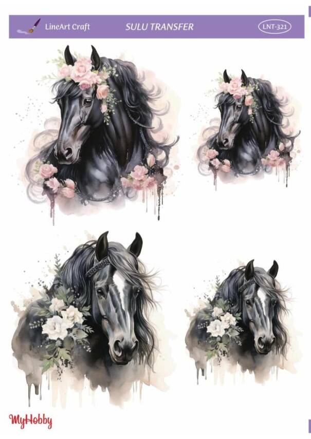 LineArt At Desenli Sulu Transfer LNT321 - 1