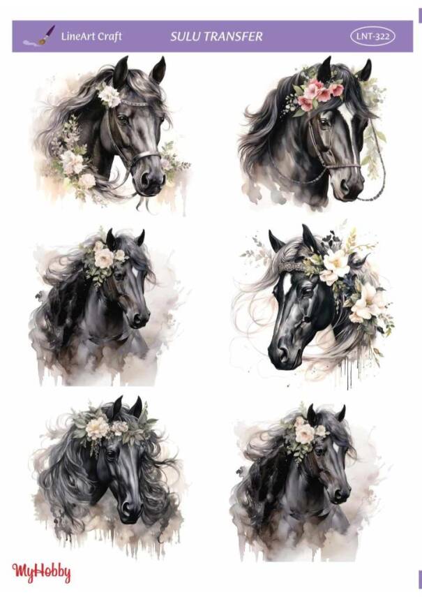 LineArt At Desenli Sulu Transfer LNT322 - 1