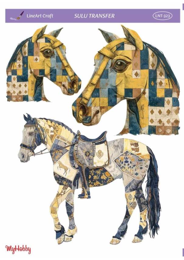 LineArt At Desenli Sulu Transfer LNT323 - 1