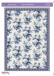 LineArt Çiçek Desenli Sulu Transfer LNT006 - Line Art