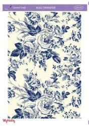 LineArt Çiçek Desenli Sulu Transfer LNT007 - Line Art