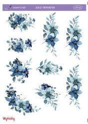 LineArt Çiçek Desenli Sulu Transfer LNT033 - Line Art