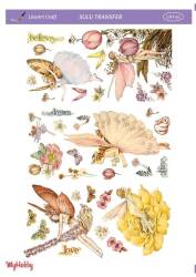 LineArt Çiçek Desenli Sulu Transfer LNT062 - Line Art