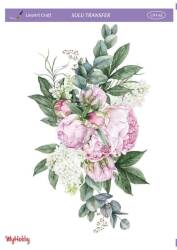 LineArt Çiçek Desenli Sulu Transfer LNT065 - Line Art