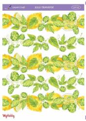 LineArt Çiçek Desenli Sulu Transfer LNT076 - Line Art