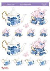 LineArt Çiçek Desenli Sulu Transfer LNT100 - Line Art