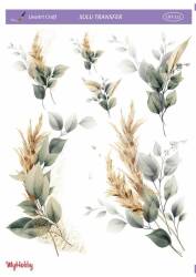 LineArt Çiçek Desenli Sulu Transfer LNT111 - Line Art