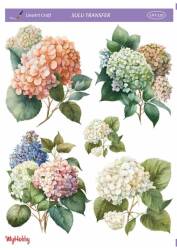 LineArt Çiçek Desenli Sulu Transfer LNT120 - Line Art