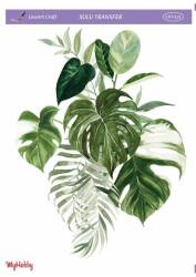 LineArt Çiçek Desenli Sulu Transfer LNT123 - Line Art