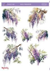 LineArt Çiçek Desenli Sulu Transfer LNT135 - Line Art