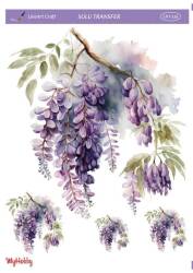 LineArt Çiçek Desenli Sulu Transfer LNT136 - Line Art