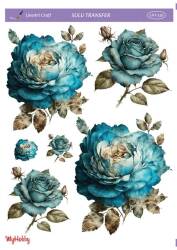 LineArt Çiçek Desenli Sulu Transfer LNT150 - Line Art