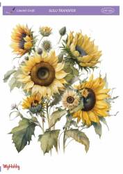 LineArt Çiçek Desenli Sulu Transfer LNT204 - Line Art