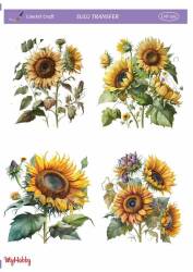 LineArt Çiçek Desenli Sulu Transfer LNT205 - Line Art