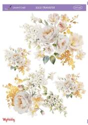 LineArt Çiçek Desenli Sulu Transfer LNT262 - Line Art