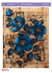 LineArt Çiçek Desenli Sulu Transfer LNT314 - Line Art