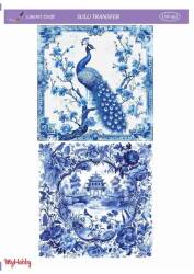 LineArt Çiçek Desenli Sulu Transfer LNT342 - Line Art